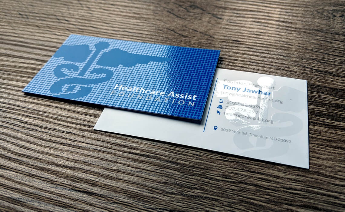 Spot UV Business Cards